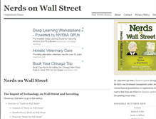 Tablet Screenshot of nerdsonwallstreet.com